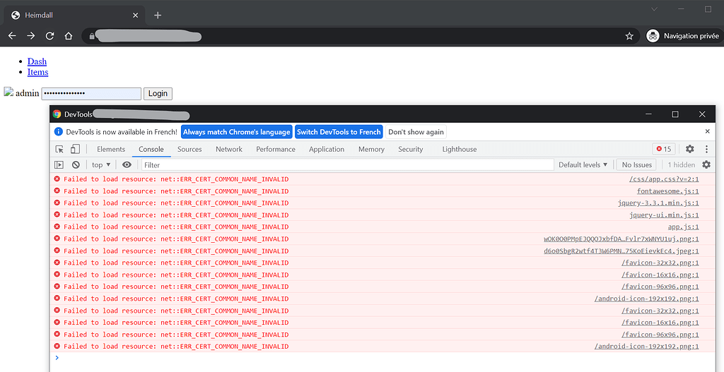 My NAS project Swag on a non standard public port Container Support
