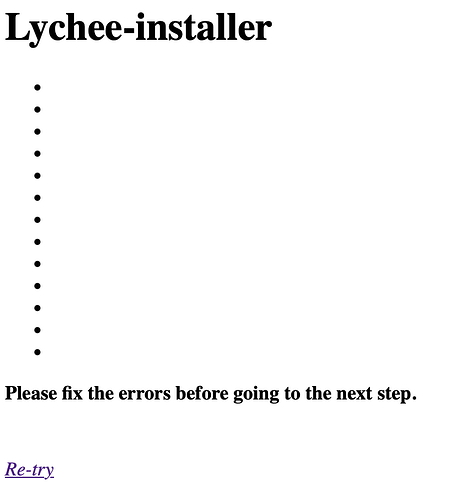 lychee error